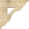 Ekena Millwork Merced Traditional Rough Sawn Bracket w/ Offset Brace, Douglas Fir, 8"W x 24"D x 24"H BKT0806X24X24MRC01RDF - alternate 2